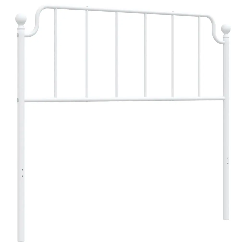 Metal Replace Headboard White 107 cm 373966 - Furniture
