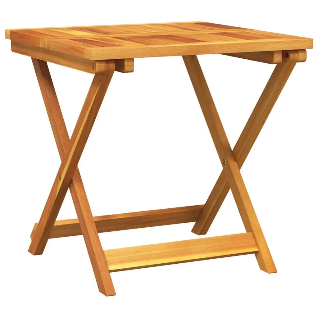 Folding Garden Table 50x50x50 cm Solid Wood Acacia 364893 - Furniture
