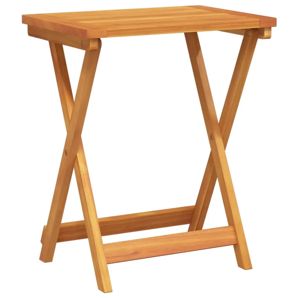 Folding Garden Table 50x36x60 cm Solid Wood Acacia 364895 - Furniture