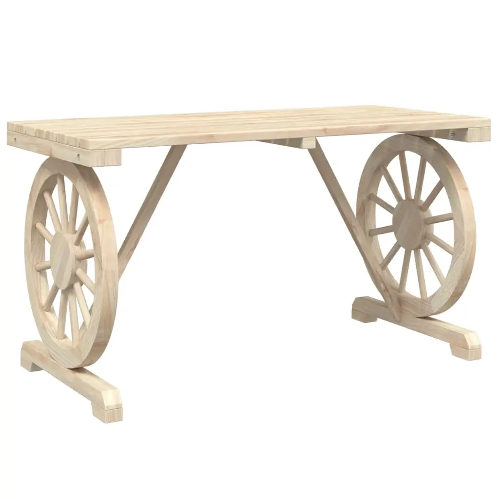 Garden Table 115x55x65 cm Solid Wood Fir 365113 - Furniture