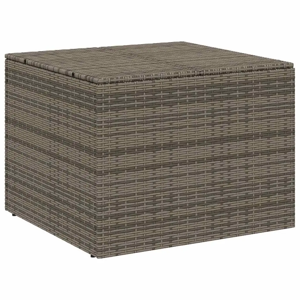 Garden Storage Box Grey 291L Poly Rattan 365338 - Outdoor Storage Boxes - Up to 60% off