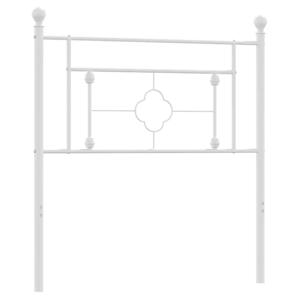Metal Replace Headboard White 90 cm 374416 - Furniture