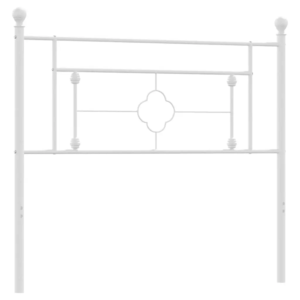 Metal Replace Headboard White 107 cm 374418 - Furniture