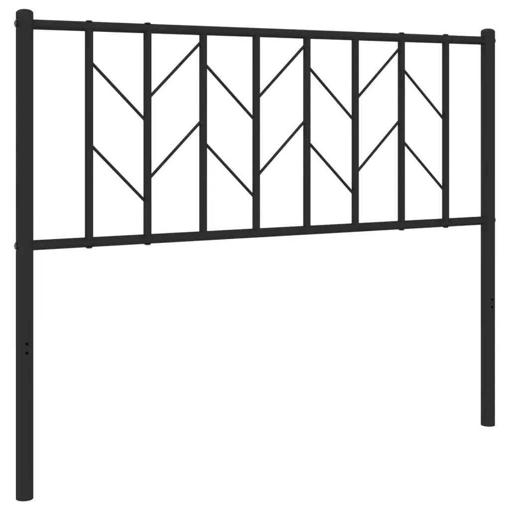 Metal Replace Headboard Black 107 cm 374467 - Furniture