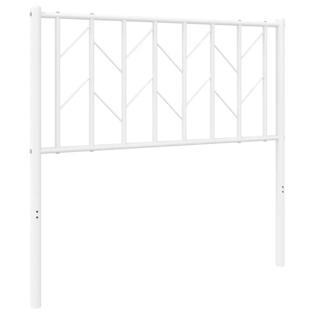 Metal Replace Headboard White 90 cm 374514 - Furniture