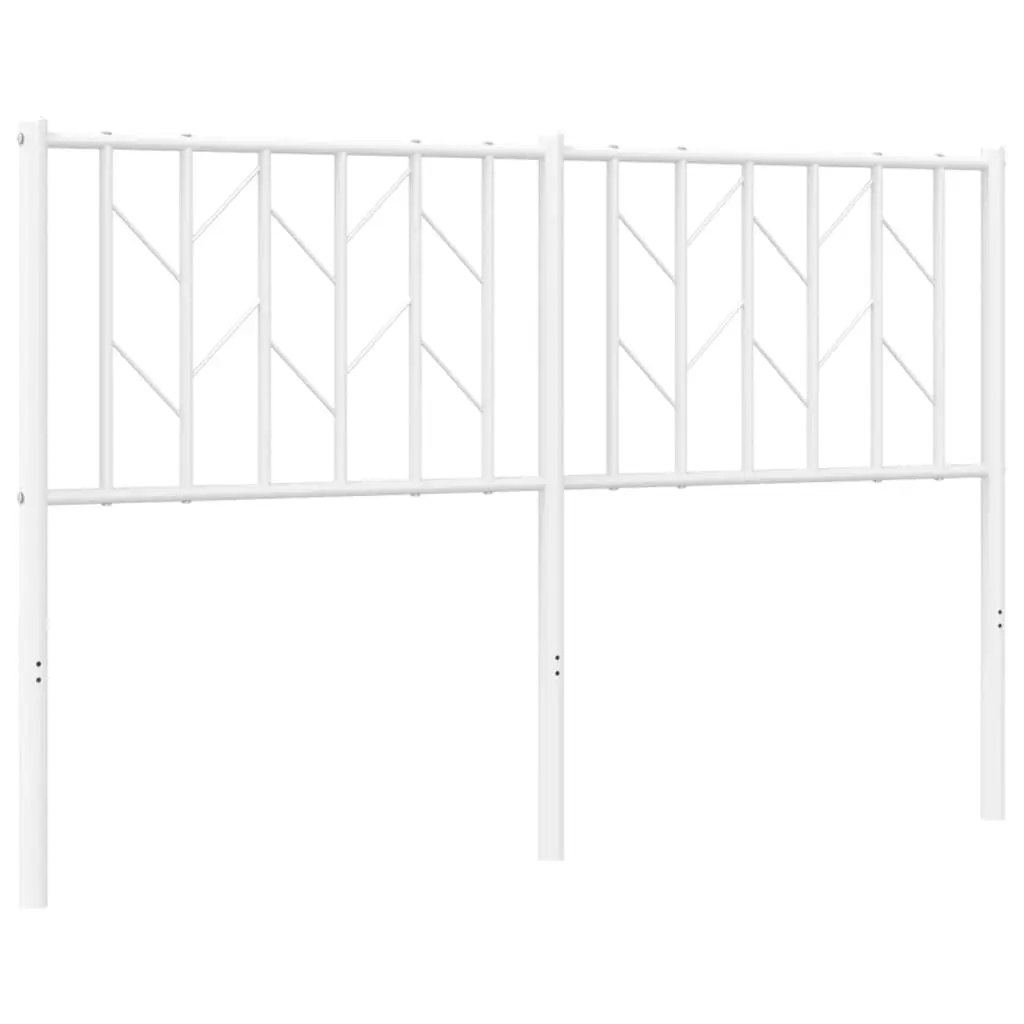 Metal Replace Headboard White 135 cm 374518 - Furniture