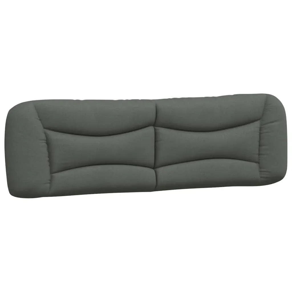 Headboard Cushion "Hvar" Dark Grey 180 cm Fabric 374601 - Furniture