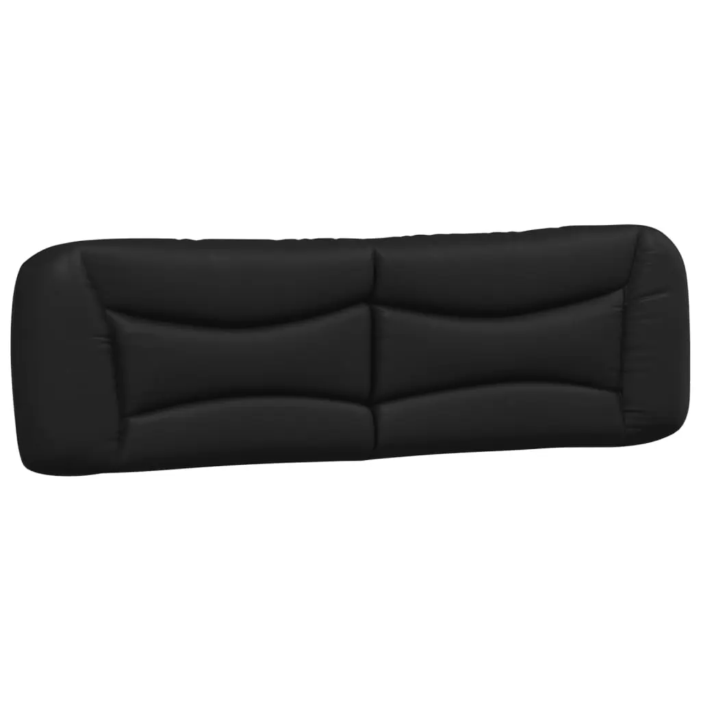 Headboard Cushion "Hvar" Black 180 cm Faux Leather 374607 - Furniture