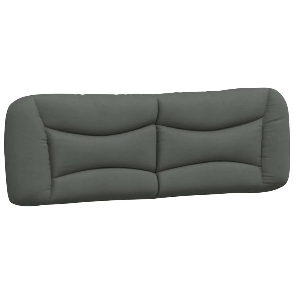 Headboard Cushion "Hvar" Dark Grey 152 cm Queen Fabric 374629 - Furniture