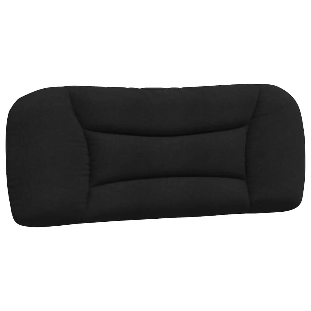 Headboard Cushion "Hvar" Black 107 cm King Single Fabric 374638 - Furniture