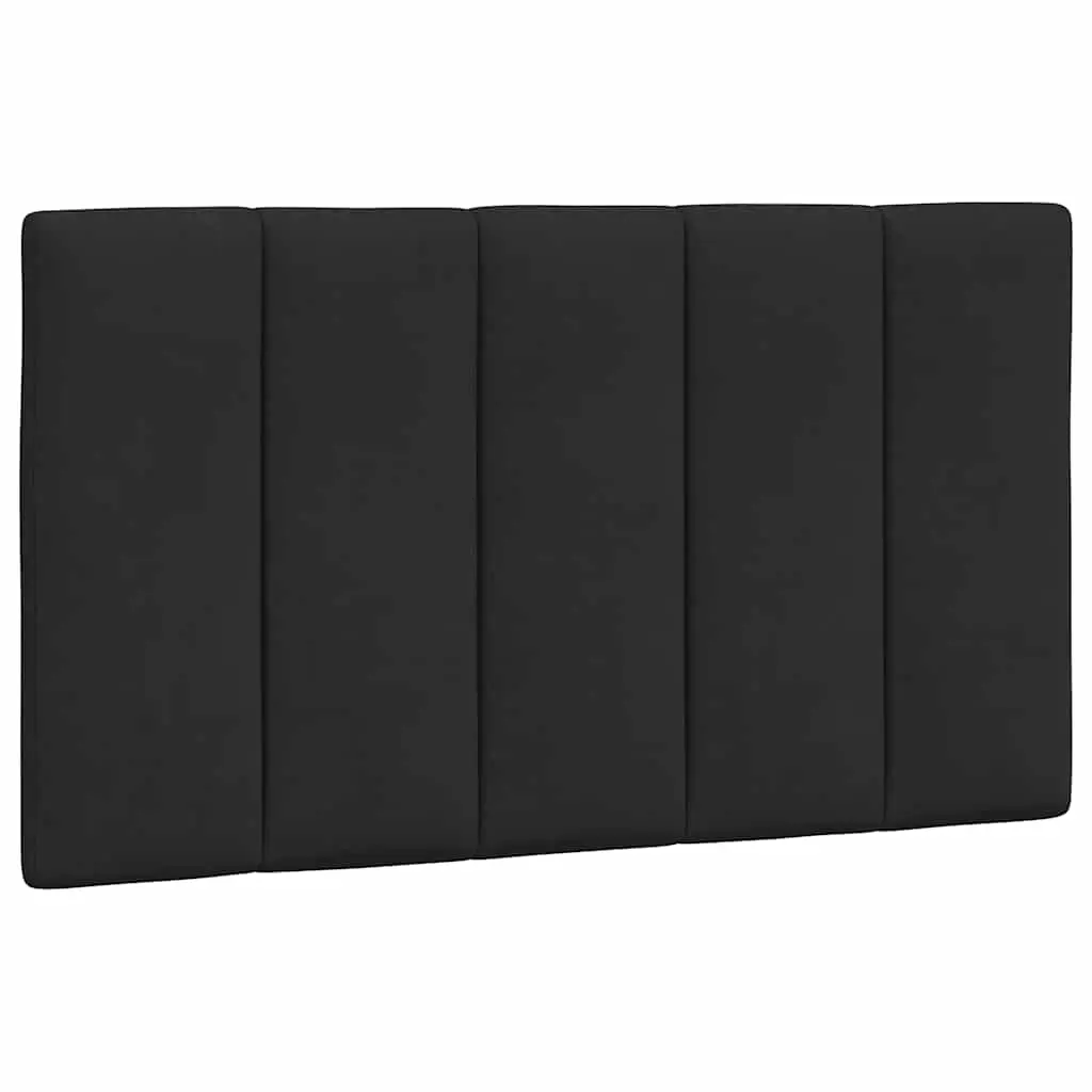 Headboard Cushion "Hanko" Black 90 cm Velvet 374651 - Furniture