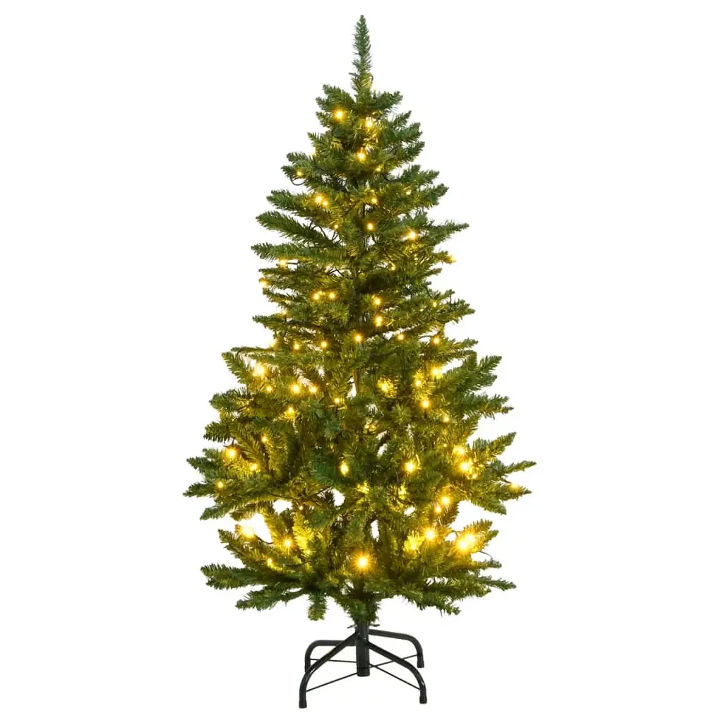 Artificial Hinged Christmas Tree 150 LEDs 150 cm 3210078 - Home & Garden