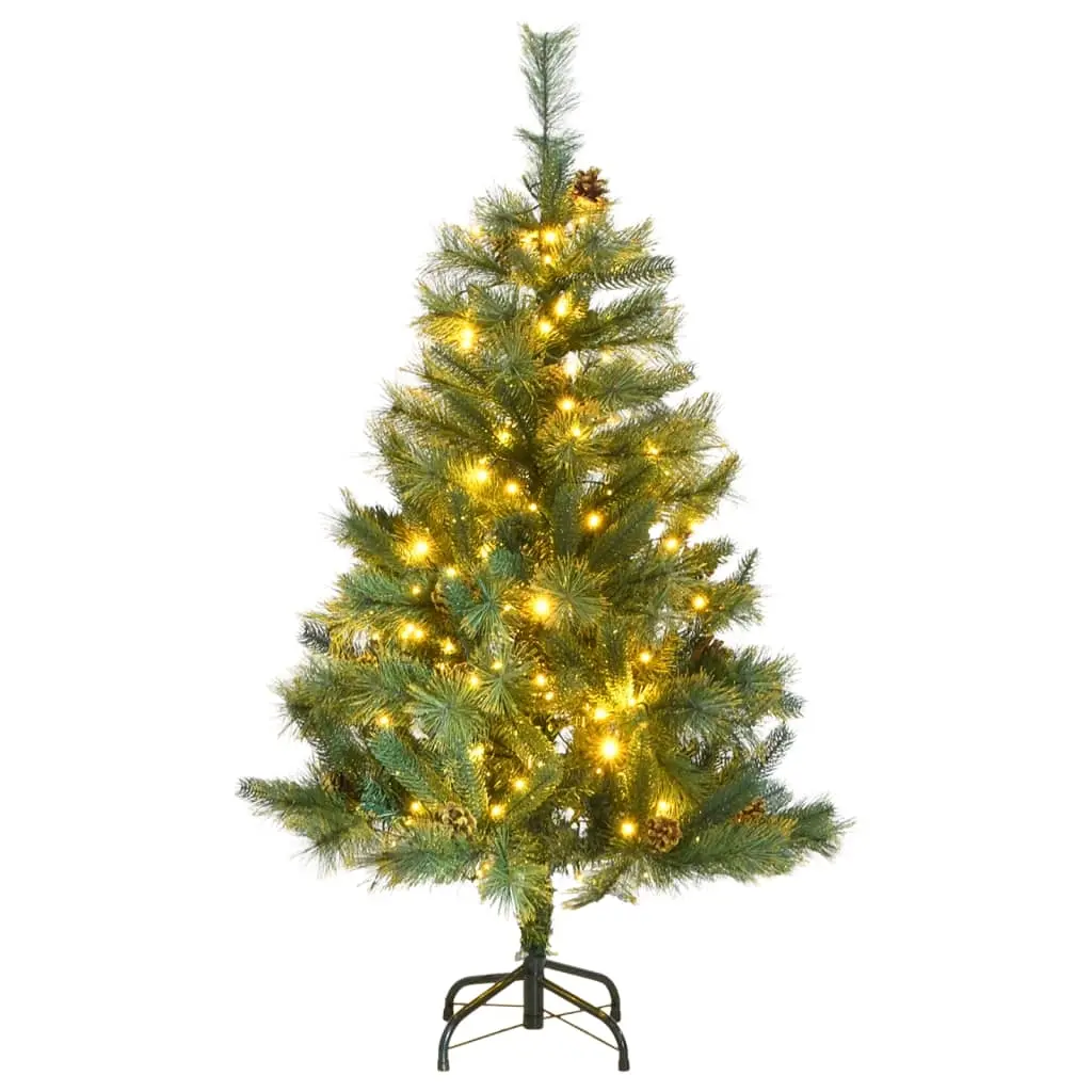 Artificial Hinged Christmas Tree 150 LEDs 150 cm 3210180 - Home & Garden