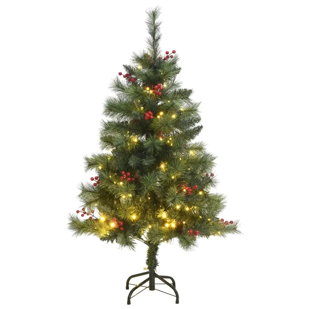 Artificial Hinged Christmas Tree 150 LEDs 120 cm 3210181 - Home & Garden
