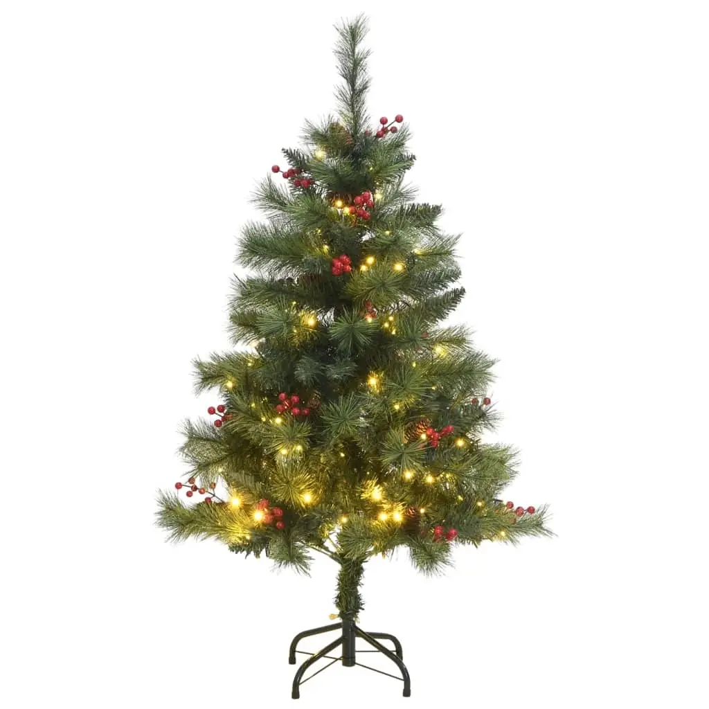 Artificial Hinged Christmas Tree 150 LEDs 150 cm 3210182 - Home & Garden