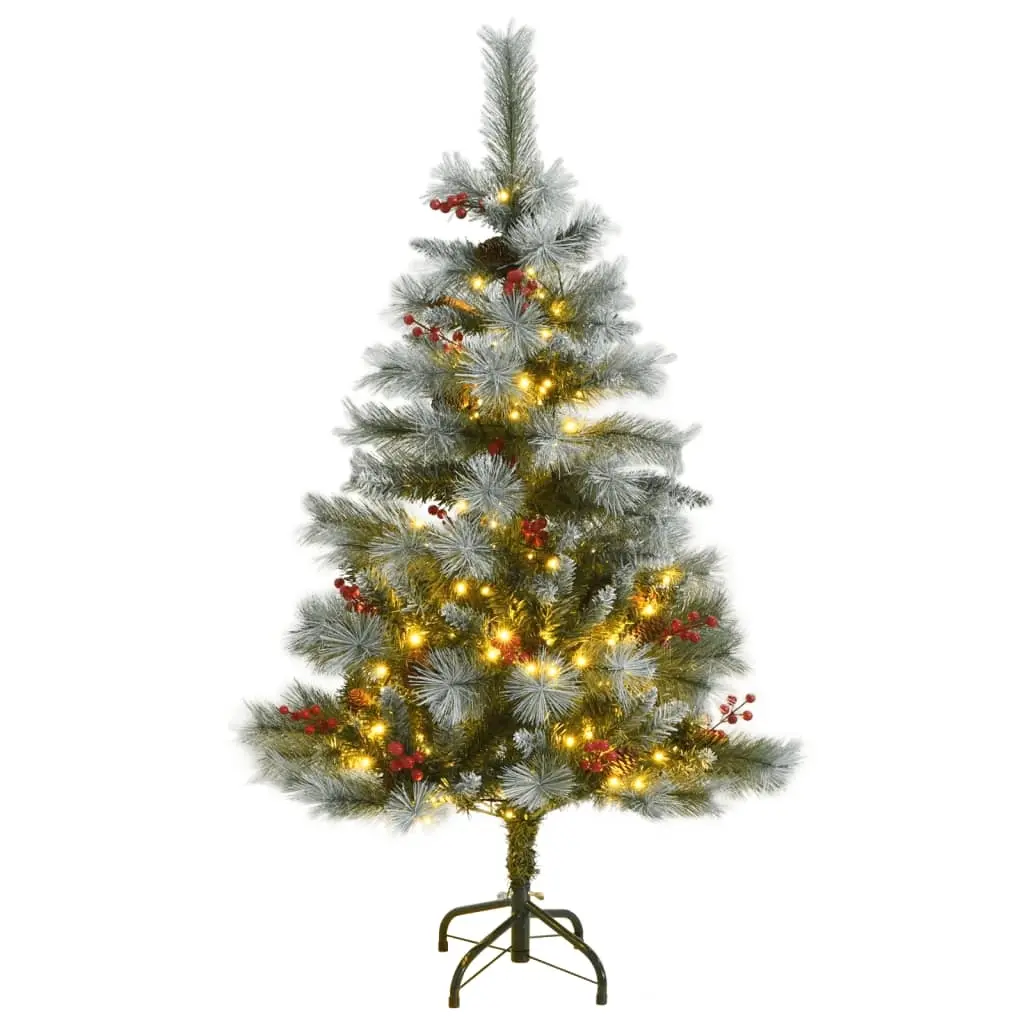 Artificial Hinged Christmas Tree 150 LEDs 120 cm 3210183 - Home & Garden