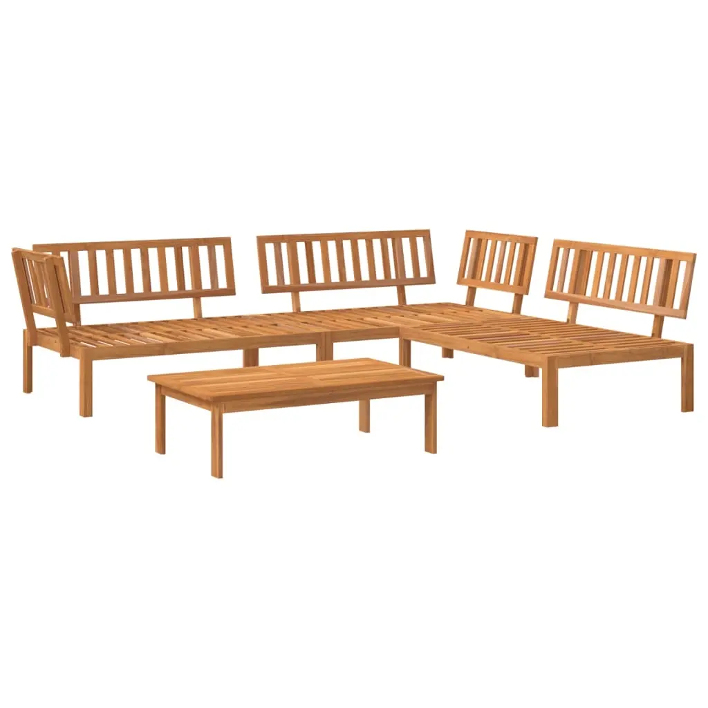 4 Piece Garden Pallet Sofa Set Solid Wood Acacia 3209436 - Furniture