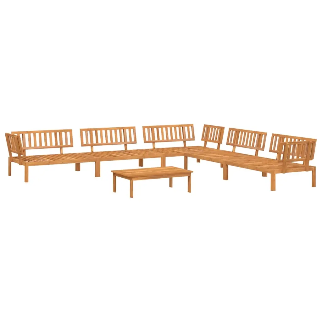 6 Piece Garden Pallet Sofa Set Solid Wood Acacia 3209443 - Furniture