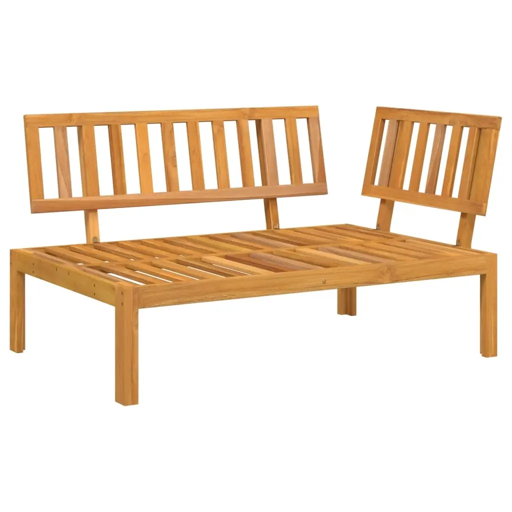 Garden Pallet Corner Sofa Solid Wood Acacia 365844 - Furniture