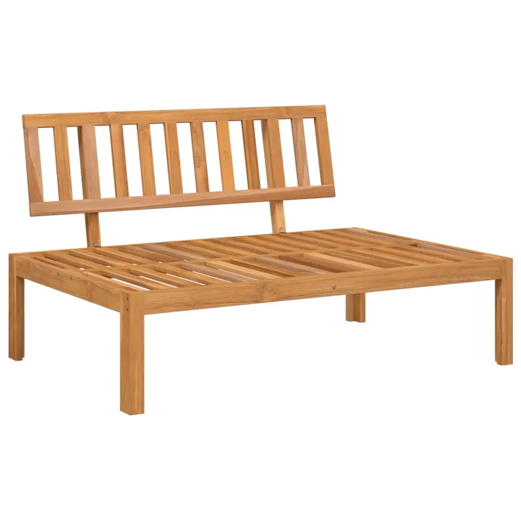 Garden Pallet Middle Sofa Solid Wood Acacia 365845 - Furniture