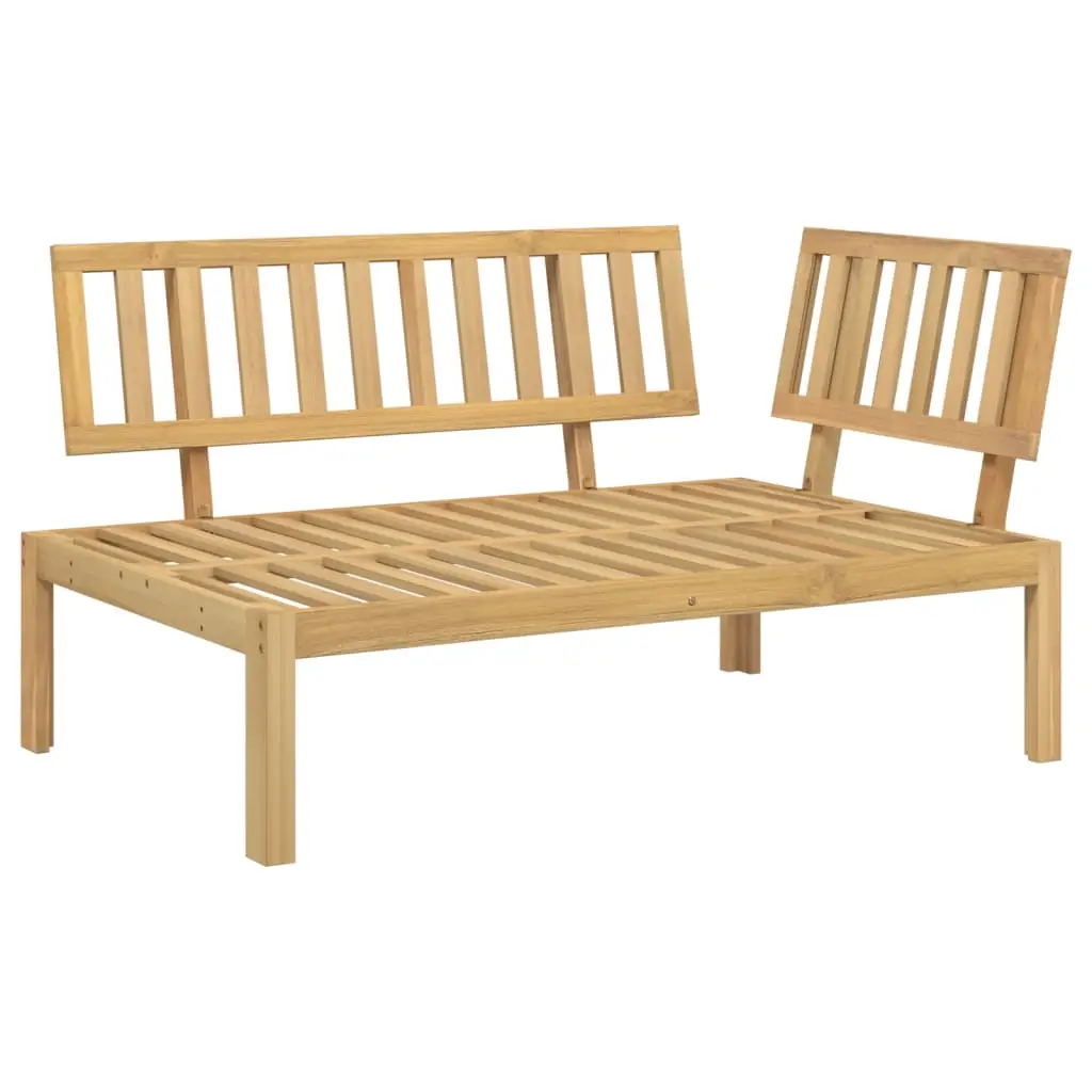 Garden Pallet Corner Sofa Solid Wood Acacia 365849 - Furniture
