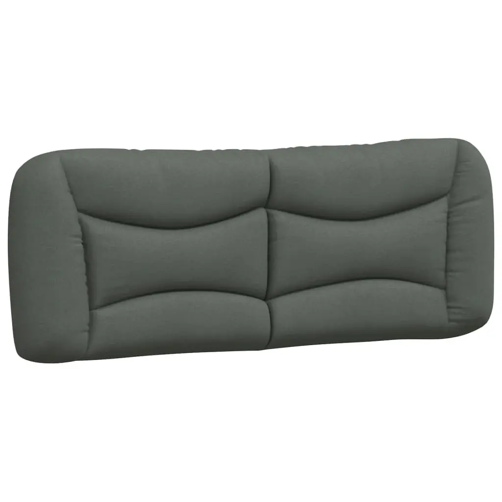 Headboard Cushion "Hvar" Dark Grey 137 cm Double Fabric 3207683 - Furniture