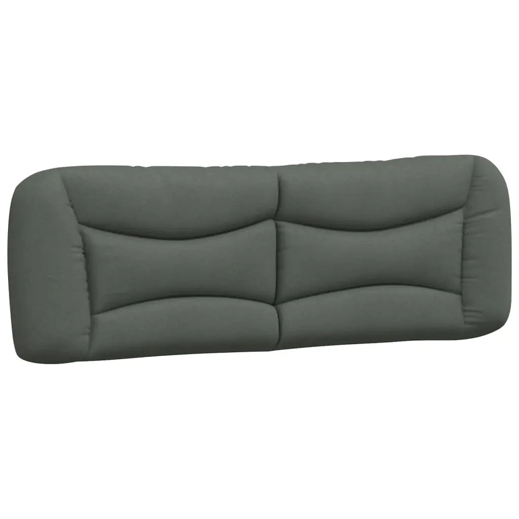 Headboard Cushion "Hvar" Dark Grey 153 cm Fabric 3207688 - Furniture