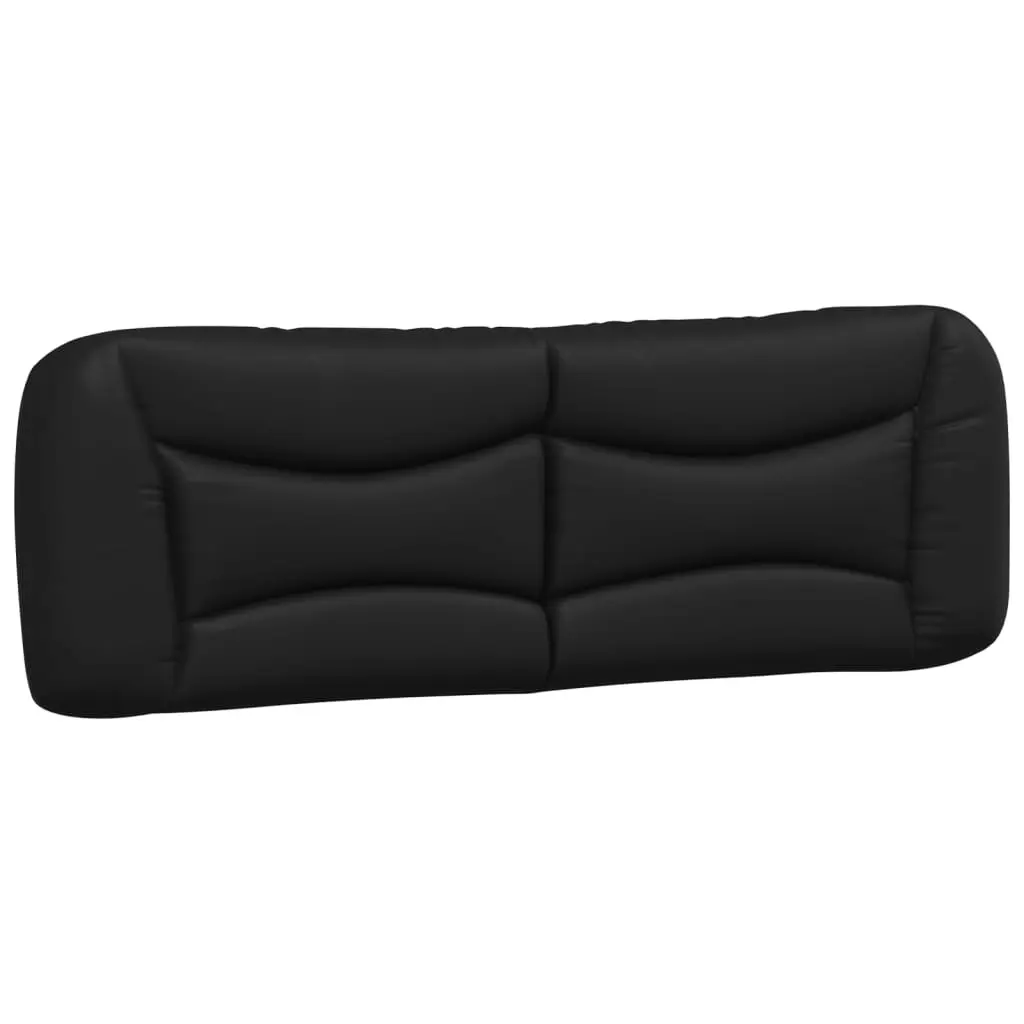Headboard Cushion "Hvar" Black 153 cm Faux Leather 3207690 - Furniture