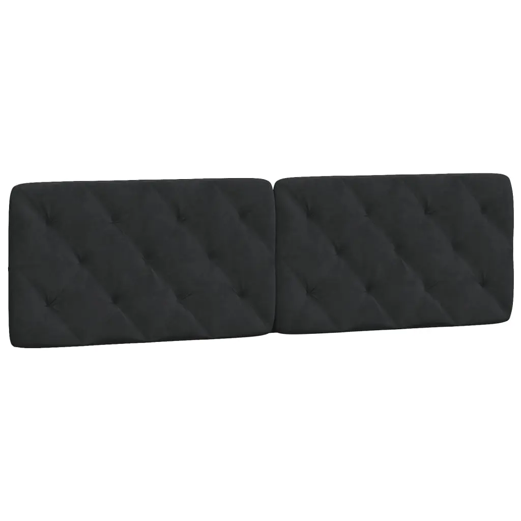 Headboard Cushion Black 180 cm Velvet 3207697 - Furniture