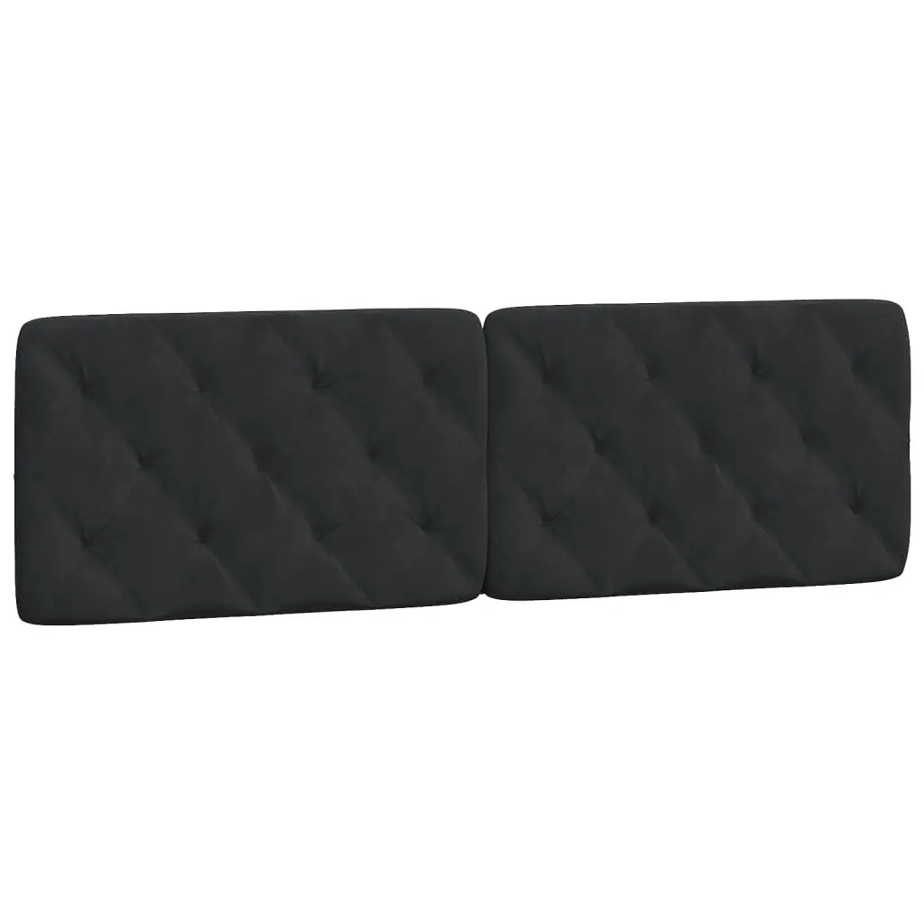 Headboard Cushion Black 153 cm Velvet 3207699 - Furniture