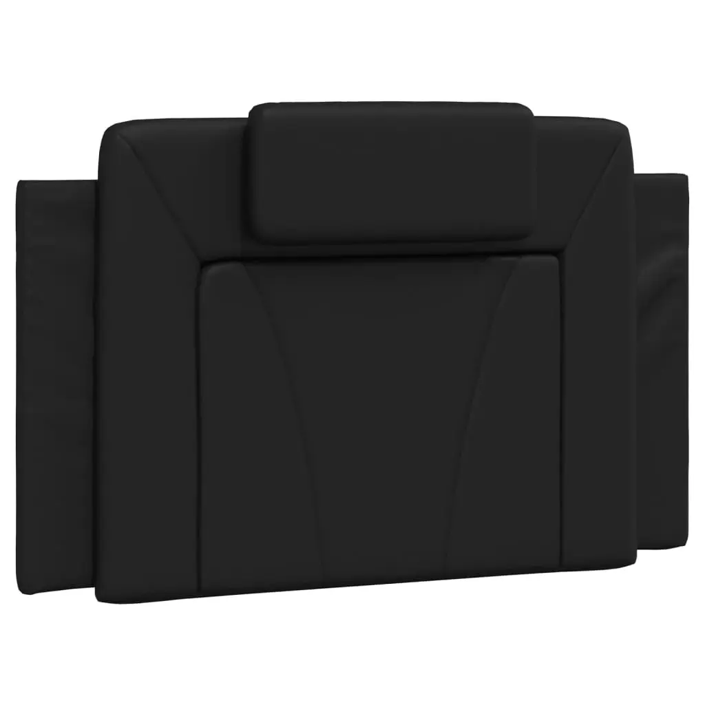Headboard Cushion "Viana" Black 90 cm Faux Leather 3207700 - Furniture