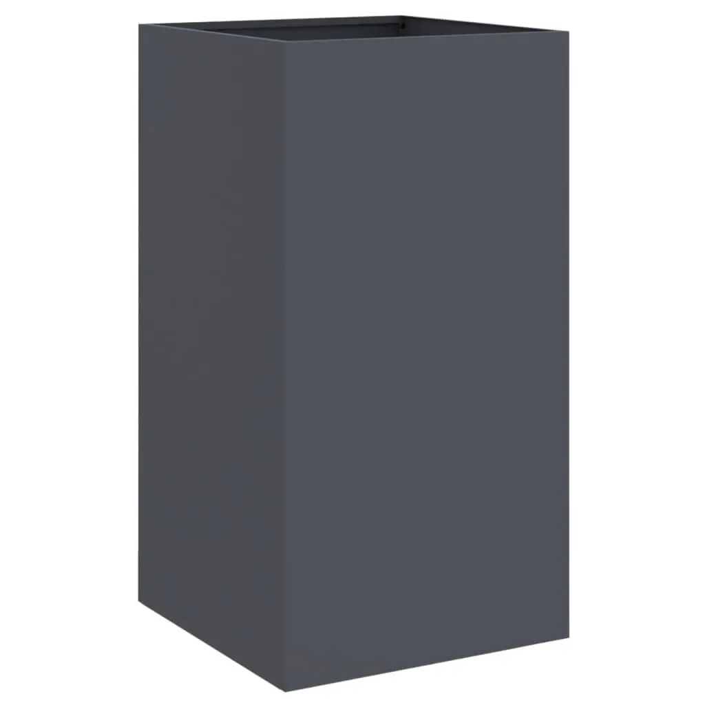 Planter Anthracite 42x38x75 cm Steel 841579 - Home & Garden
