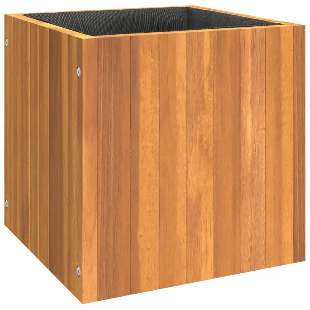 Garden Planter 35x35x35 cm Solid Wood Acacia 366501 - Home & Garden