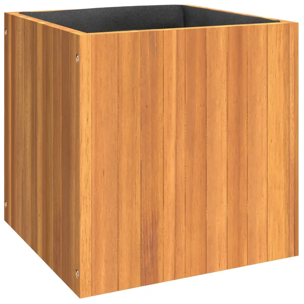 Garden Planter 45x45x45 cm Solid Wood Acacia 366502 - Home & Garden