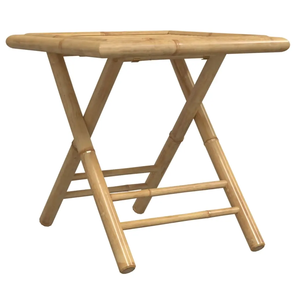 Folding Garden Table 45x45x45 cm Bamboo 365877 - Furniture