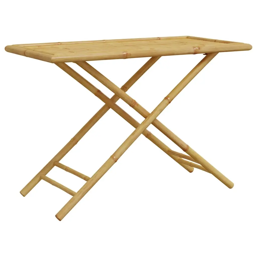 Folding Garden Table 110x55x75 cm Bamboo 365879 - Furniture
