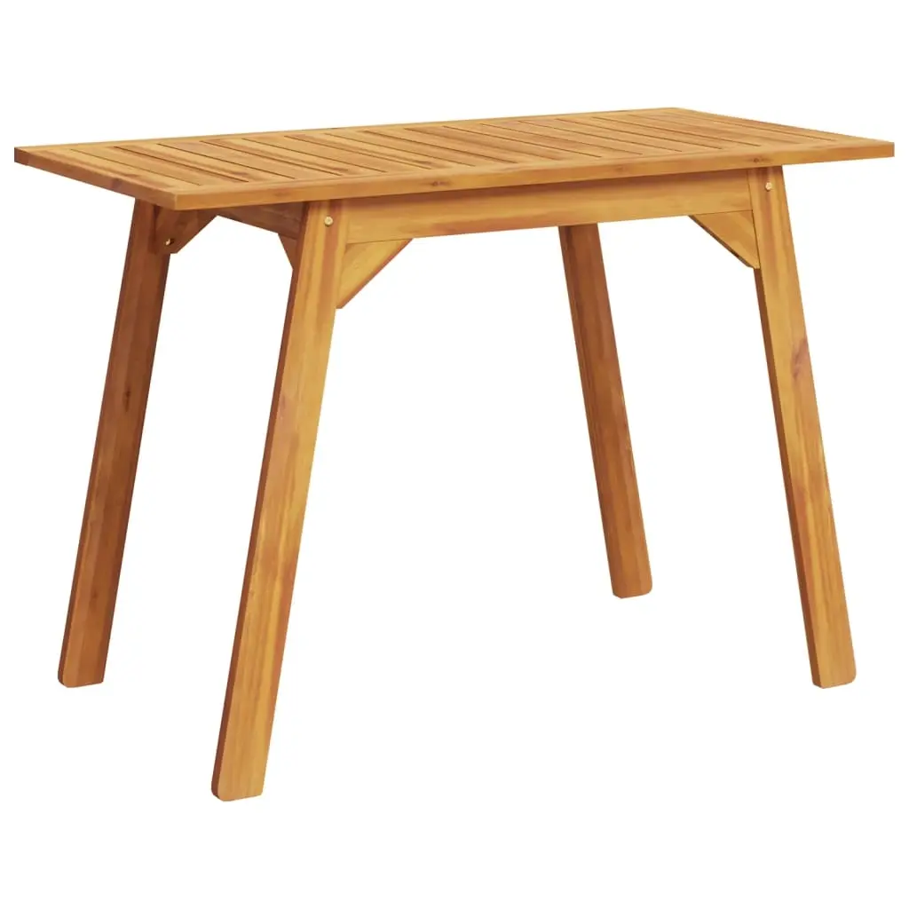 Garden Dining Table 110x56x75 cm Solid Wood Acacia 366372 - Furniture