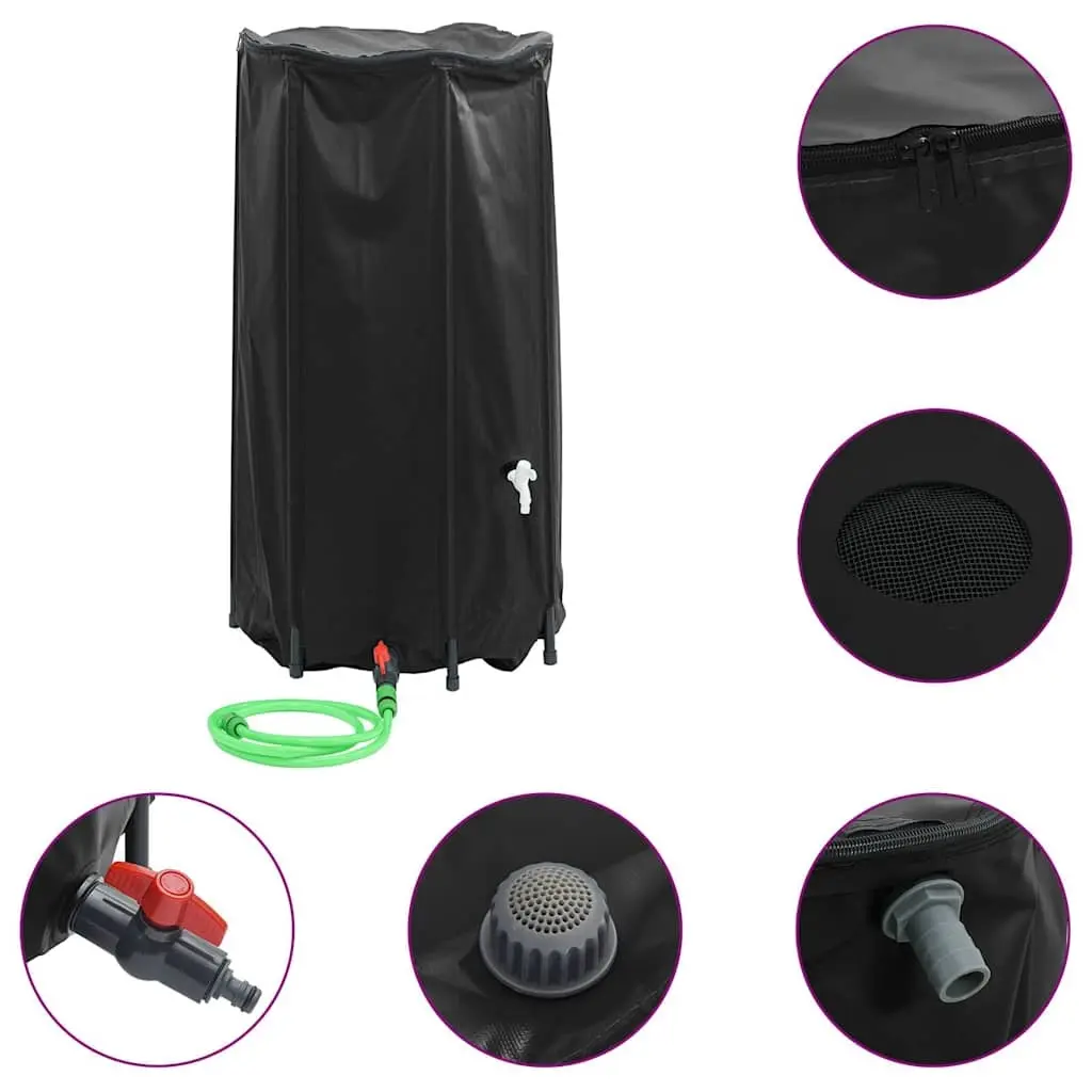 Water Tank with Tap Foldable 250 L PVC 155998 - Home & Garden