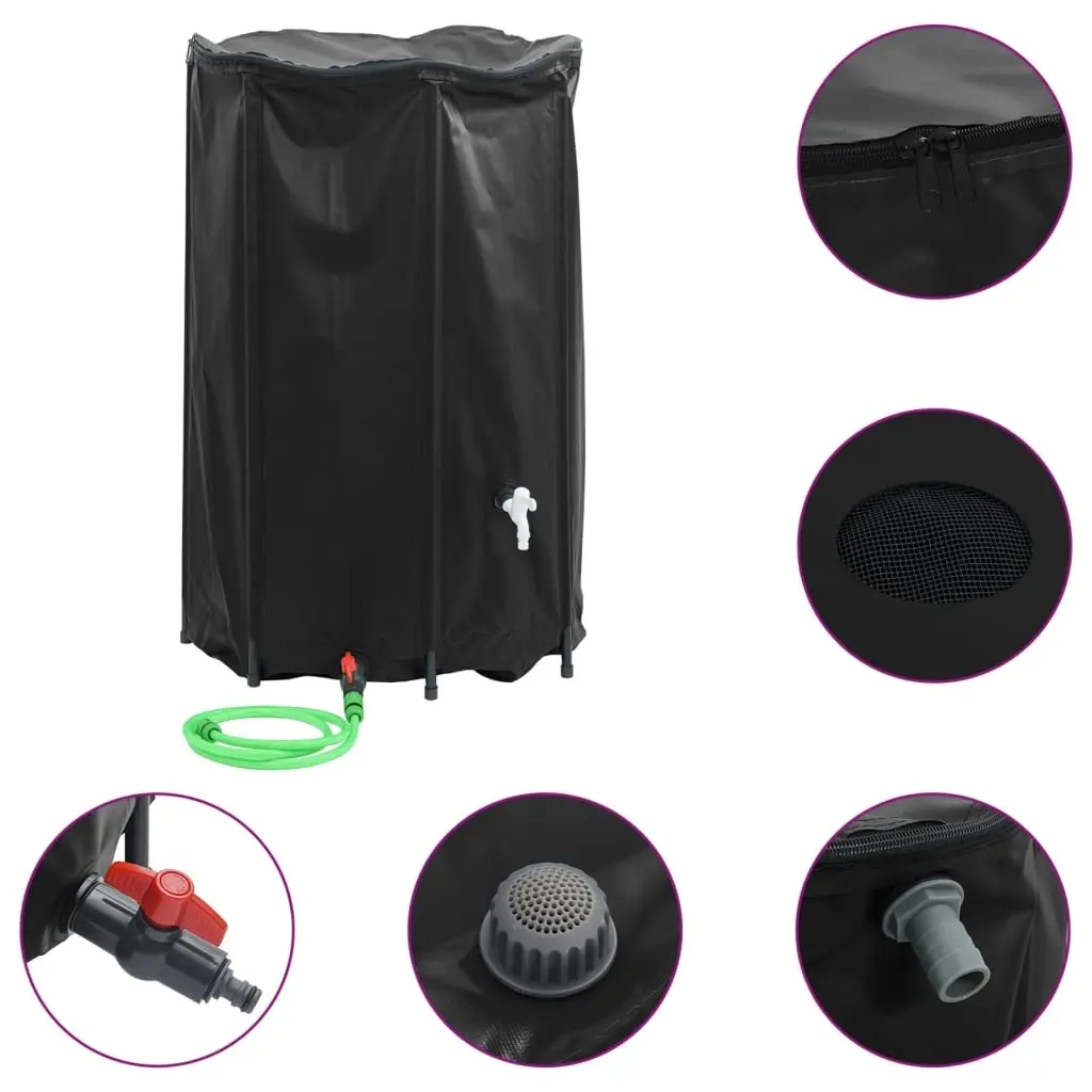 Water Tank with Tap Foldable 1000 L PVC 156001 - Home & Garden