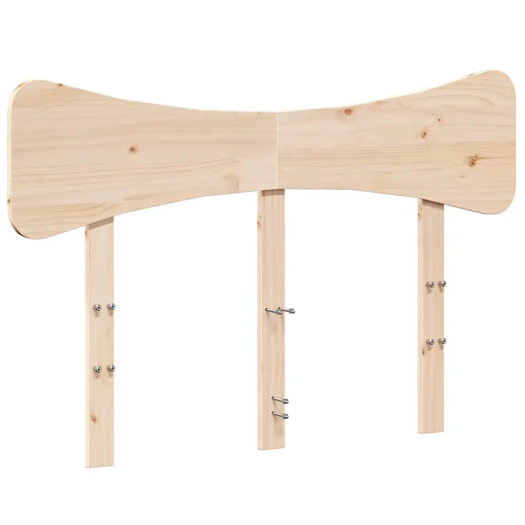 Headboard 135 cm Solid Wood Pine 844781 - Furniture