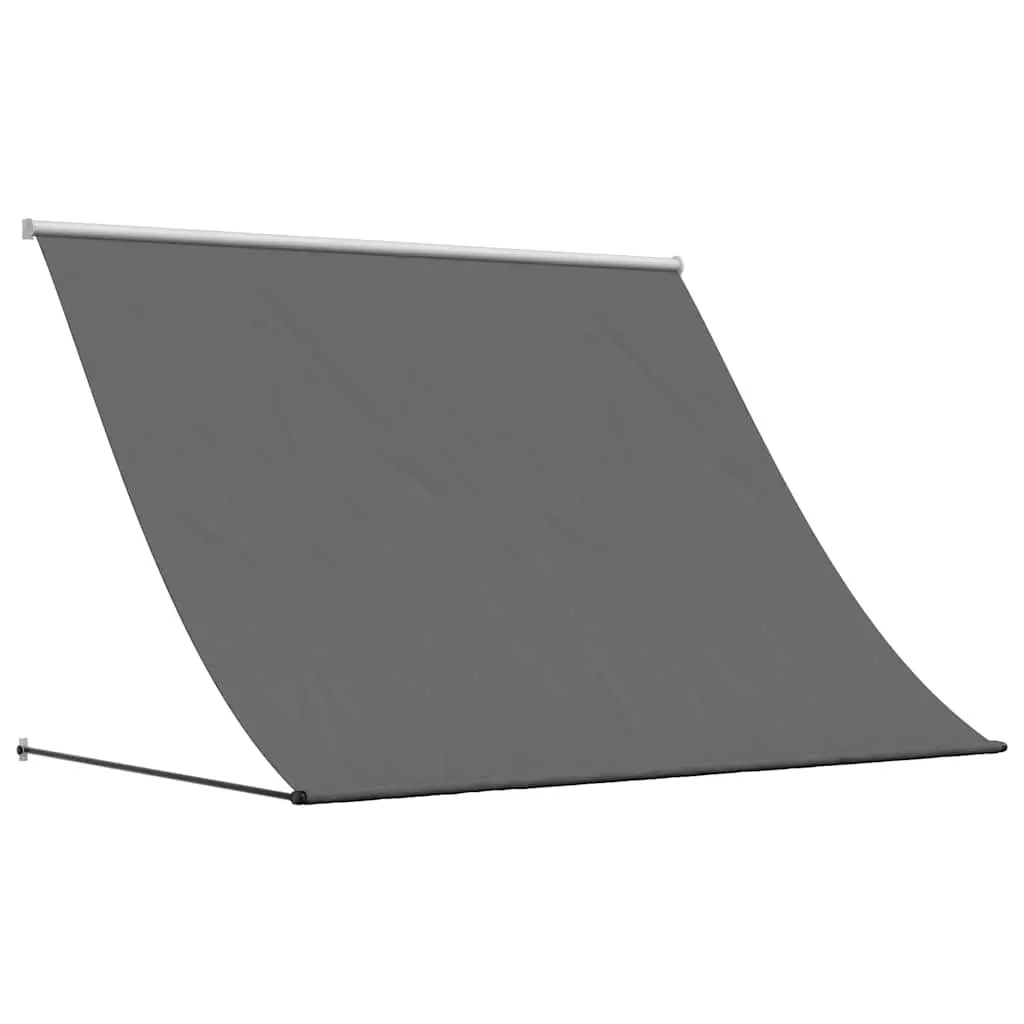 Retractable Awning Anthracite 200x150 cm Fabric and Steel 368752 - Home & Garden