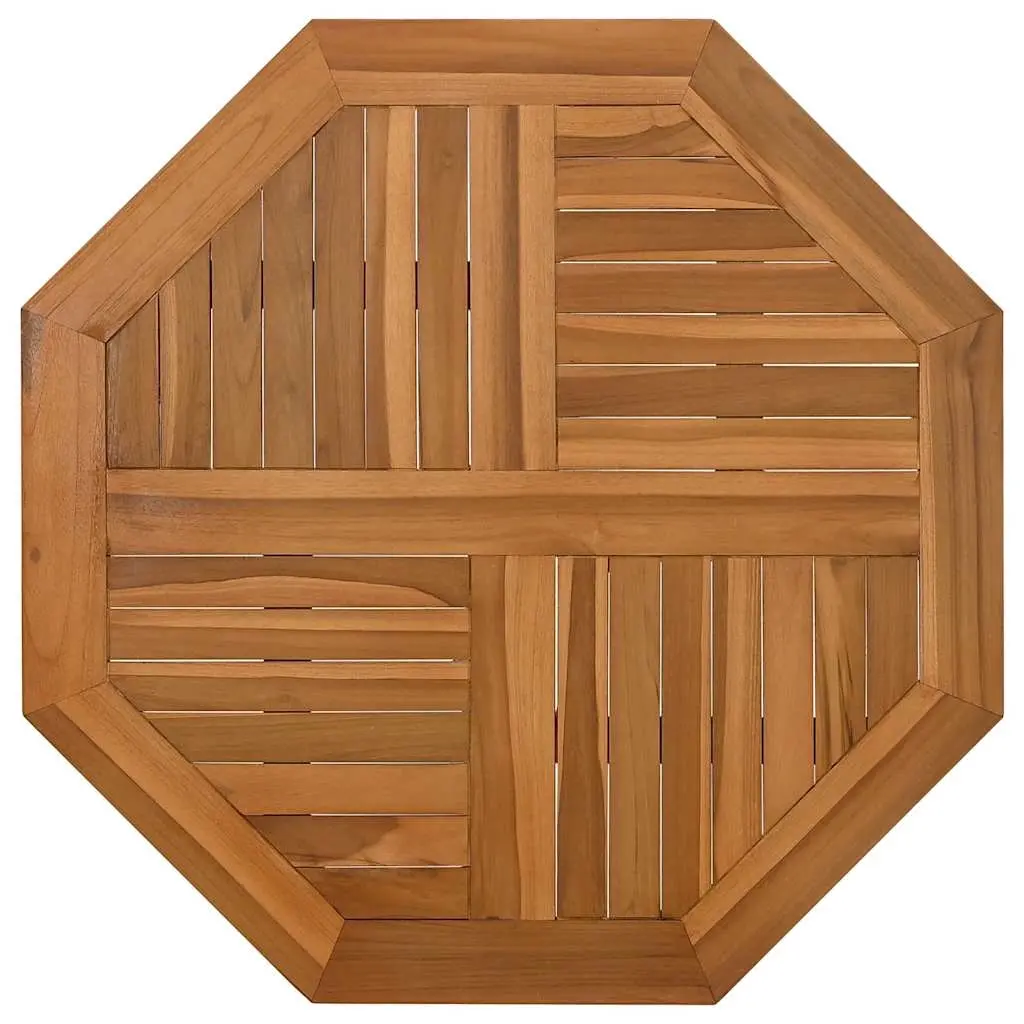 Table Top 60x60x2.5 cm Octagonal Solid Wood Teak 366664 - Furniture