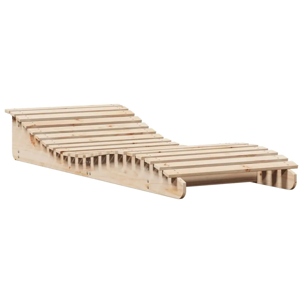 Sun Lounger 205x80x31.5 cm Solid Wood Pine 832584 - Furniture