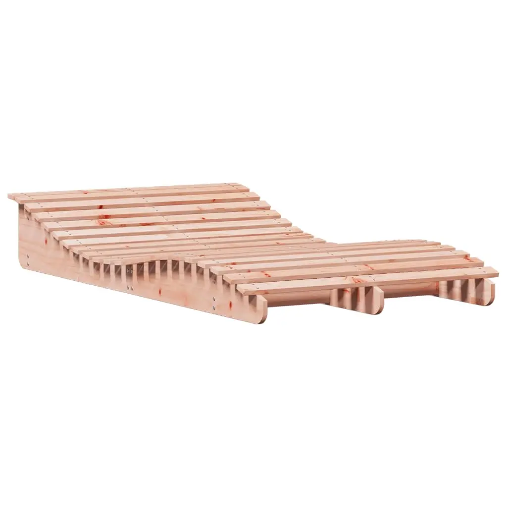 Sun Lounger 205x110x31.5 cm Solid Wood Douglas 832591 - Furniture