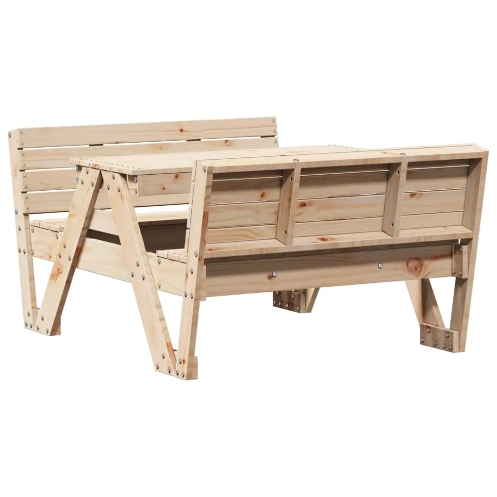 Picnic Table for Kids 88x122x58 cm Solid Wood Pine 832601 - Up to 70% Off Kids & Baby Furniture