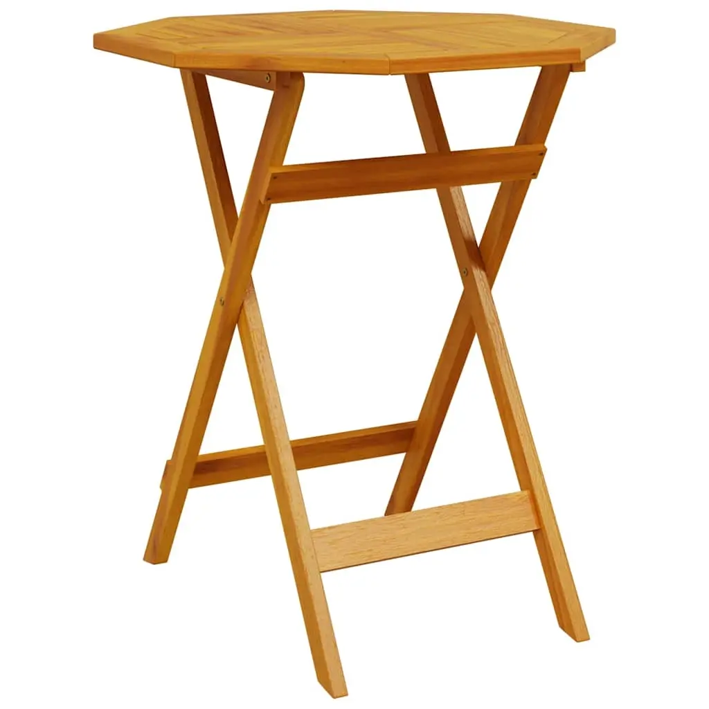 Folding Garden Table Ø70x75 cm Solid Wood Acacia 4004910 - Furniture