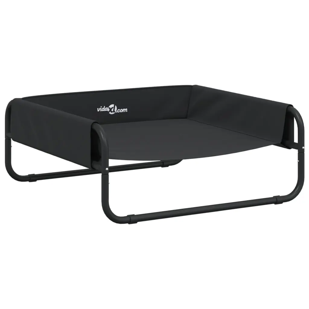 Elevated Dog Bed Anthracite Oxford Fabric and Steel 172601 - Pets