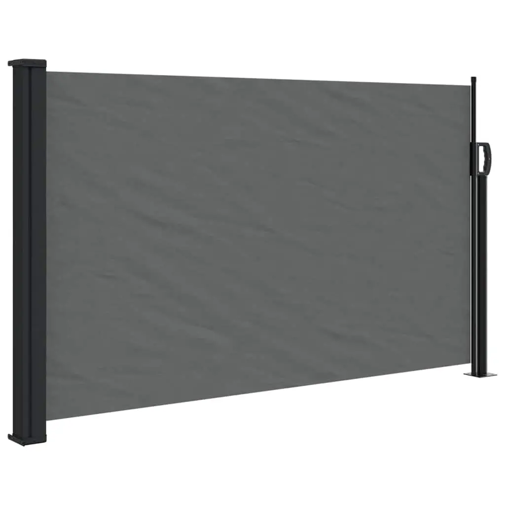 Retractable Side Awning Anthracite 120x500 cm 4004413 - Home & Garden