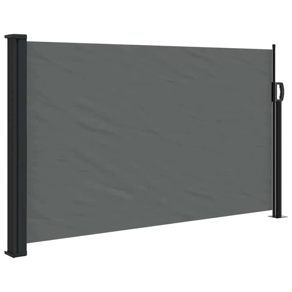 Retractable Side Awning Anthracite 120x600 cm 4004503 - Home & Garden