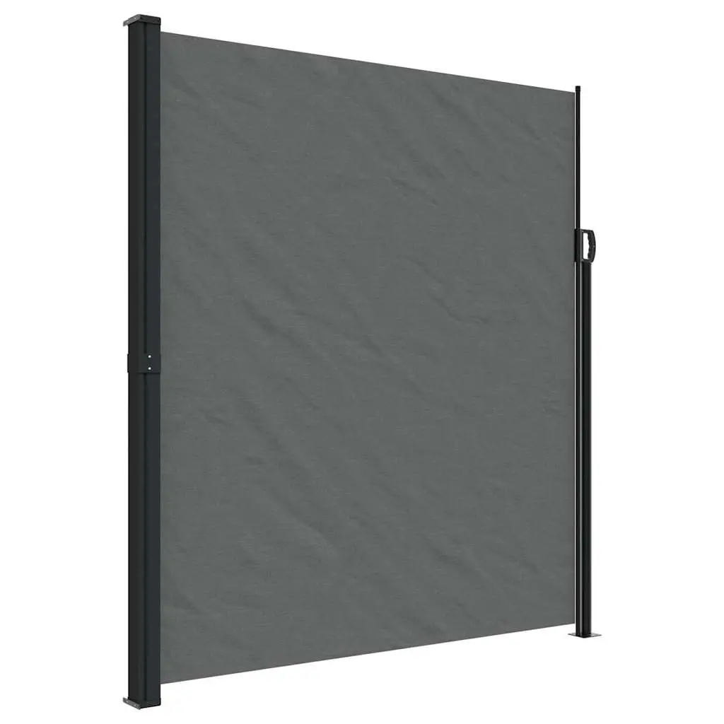 Retractable Side Awning Anthracite 220x600 cm 4004578 - Home & Garden